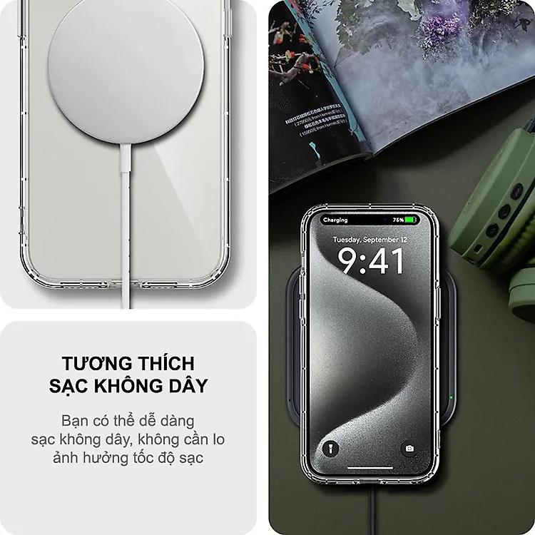 Ốp lưng chống sốc cho iPhone 15/ 15 Plus/ 15 Pro/ 15 Pro Max hiệu Likgus Crashproof - Thiết kế trong suốt, chống ố, giúp chống chịu mọi va đập - hàng nhập khẩu