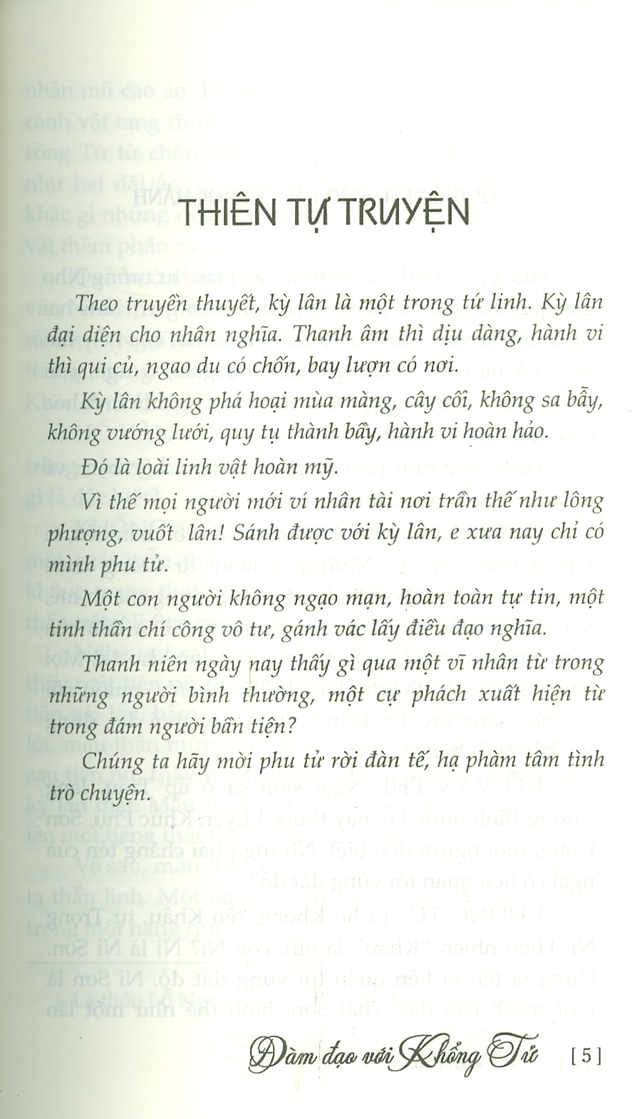 Đàm Đạo Với Khổng Tử