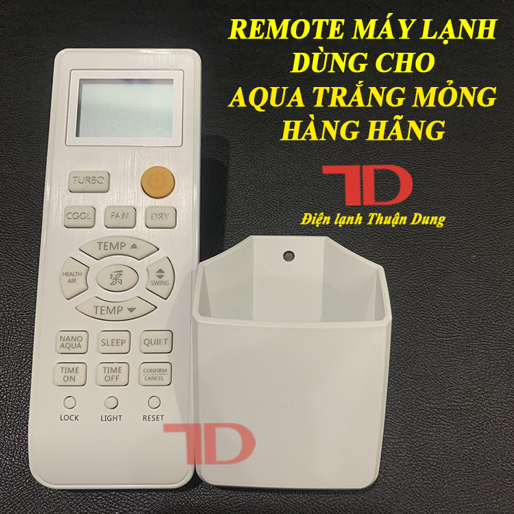 Remote dành cho máy lạnh AQUA trắng mỏng