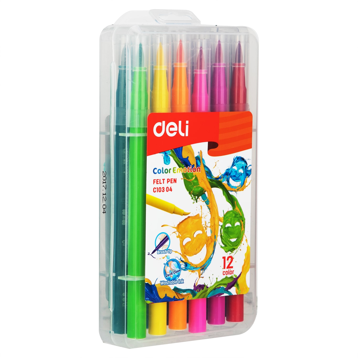 Bút màu nước Deli - 12 màu/24 màu - 1 hộp - EC10304/EC10324
