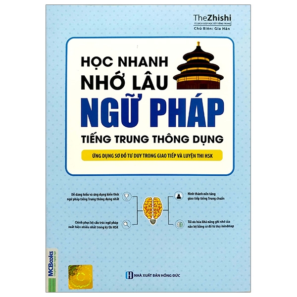 Sách Học Nhanh Nhớ Lâu Ngữ Pháp Tiếng Trung Thông Dụng - Ứng dụng sơ đồ tư duy trong giao tiếp và luyện thi HSK.