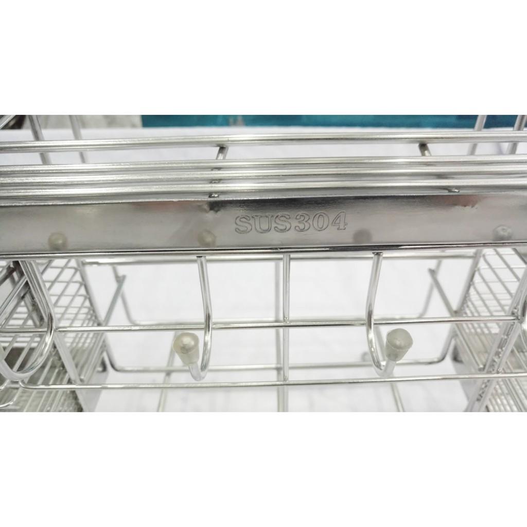 KỆ ĐA NĂNG ĐỂ ĐŨA MUỖNG, THỚT INOX 304