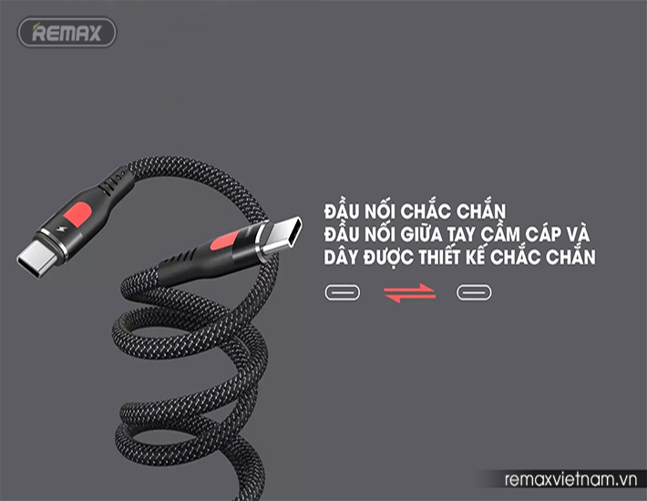 Cáp Sạc USB-Type-C Sang Type-C Remax RC-151cc - Hàng Chính Hãng