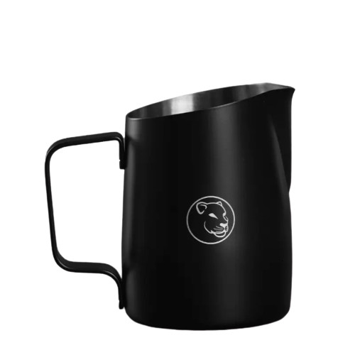 Ca đánh Sữa chuyên dụng barista dung tích 450ml màu đen nhám chất liệu inox