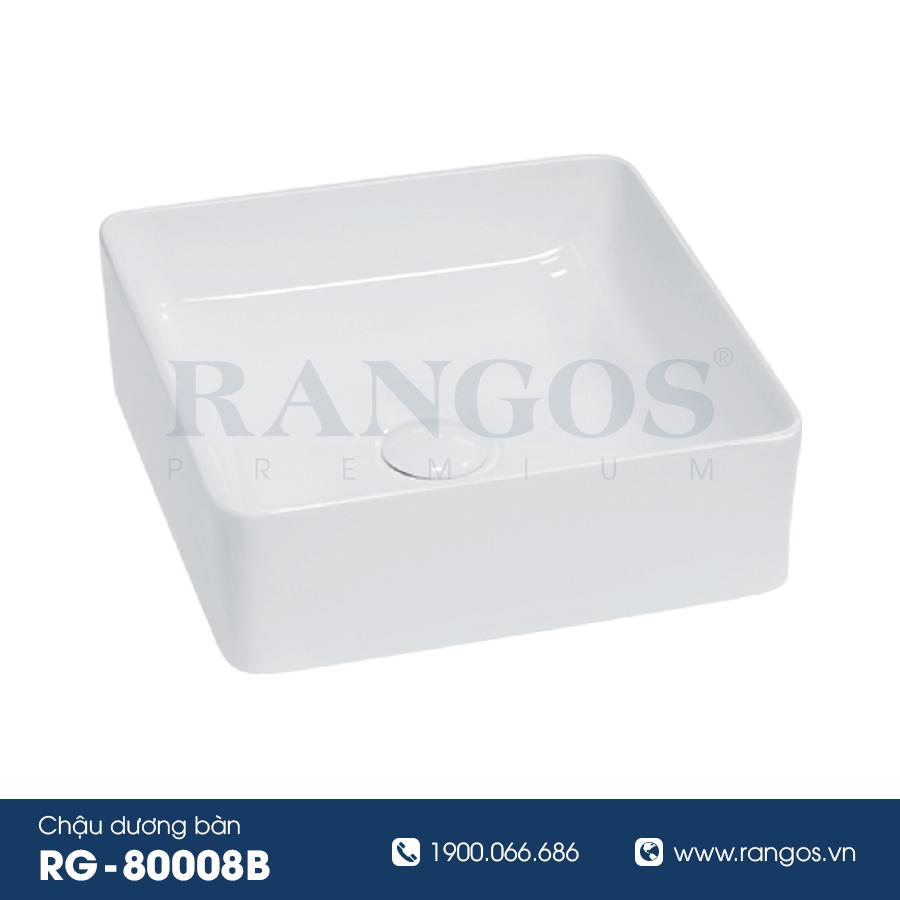 CHẬU RỬA LAVABO ĐẶT BÀN RANGOS RG-80013