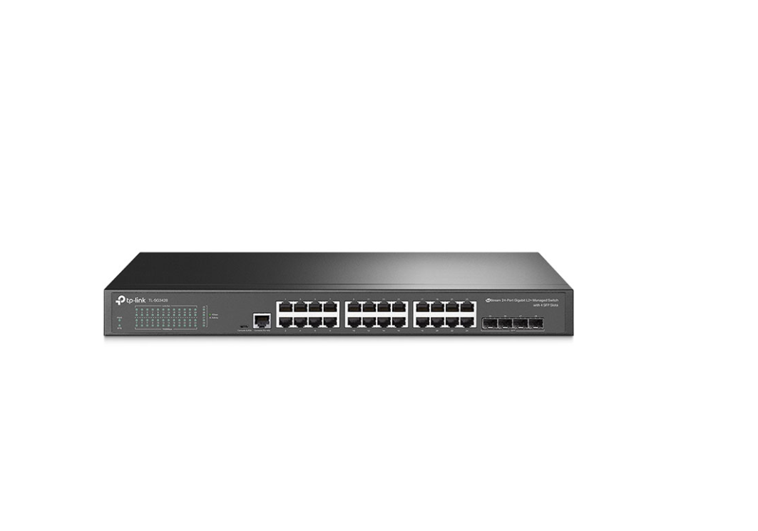 SWITCH TP-LINK TL-SG3428 (24 PORT GIGABIT RJ45 PORTS VÀ 4 PORT GIGABIT SFP)-hàng chính hãng