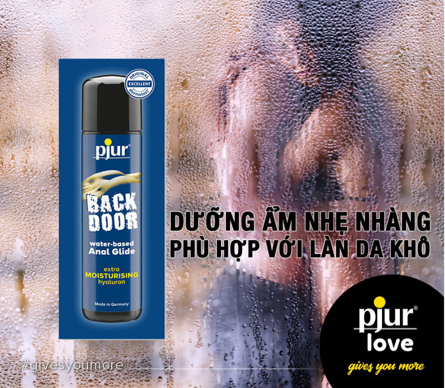 Gel Bôi Trơn Hậu Môn Gốc Nước Cao Cấp Của Đức Pjur Back Door Moisturising - Không mùi - An toàn khi sử dụng kèm bao cao su và đồ chơi