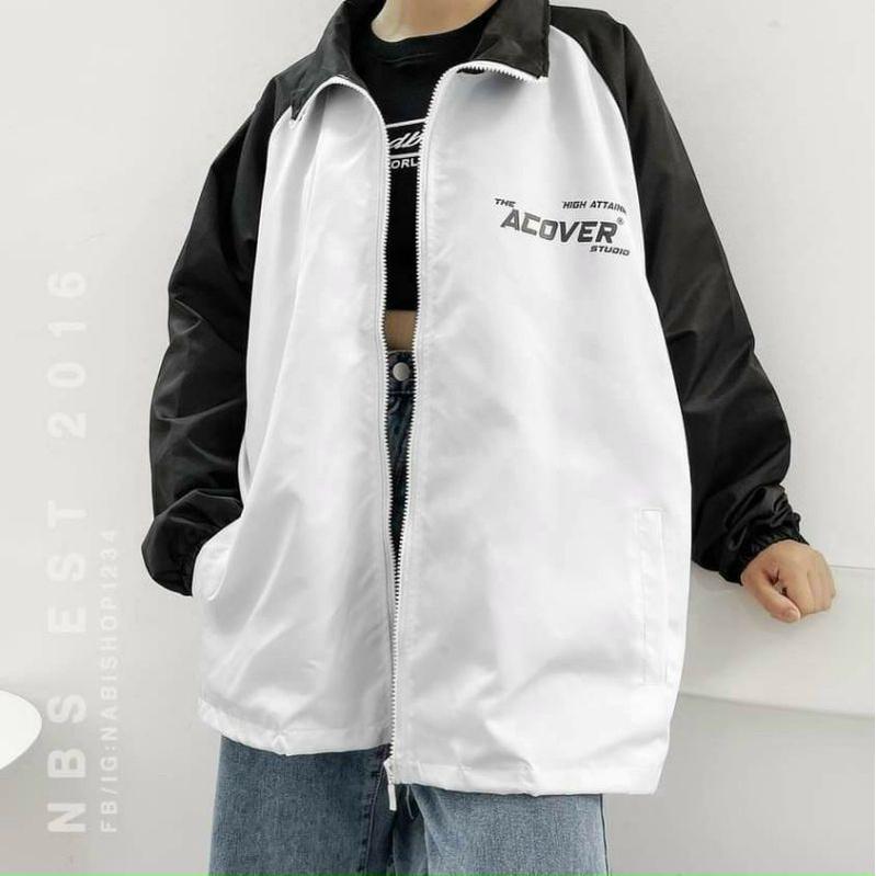 Áo khoác Dù Acover Nam Nữ unisex Form Rộng Phong Cách Ulzzang