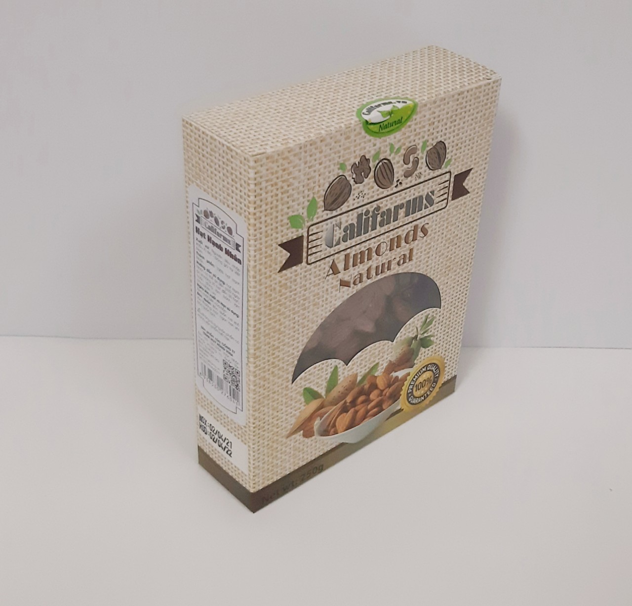 Hạnh Nhân Không Vỏ Califarms 250g