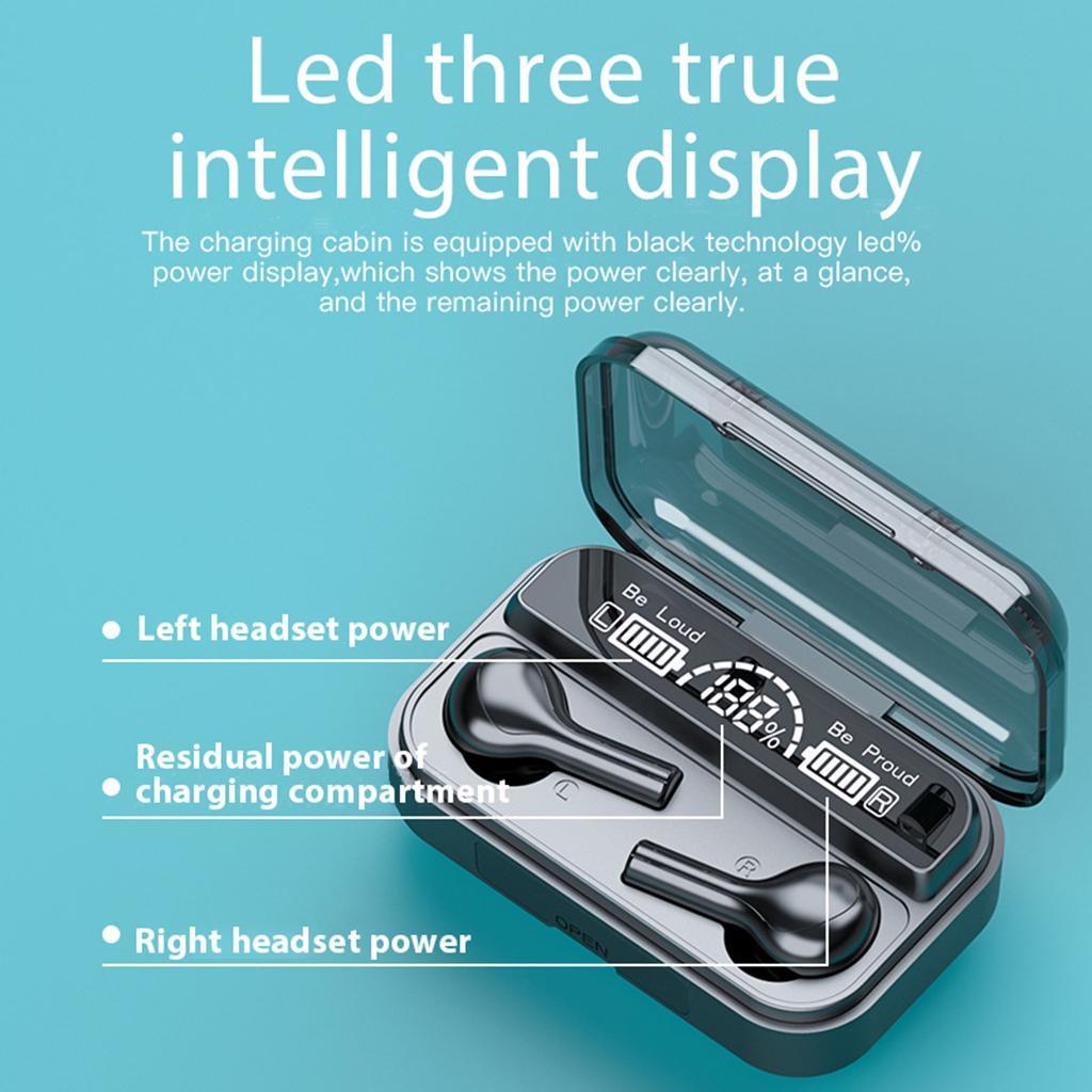 Bluetooth5.0 earplugs Earphones Android Black