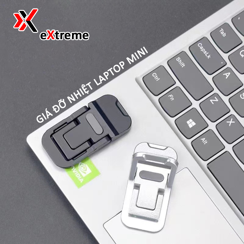Giá đỡ tản nhiệt laptop mini eXtreme GL1201 nâng cao laptop với 2 mức độ cao - Hàng chính hãng