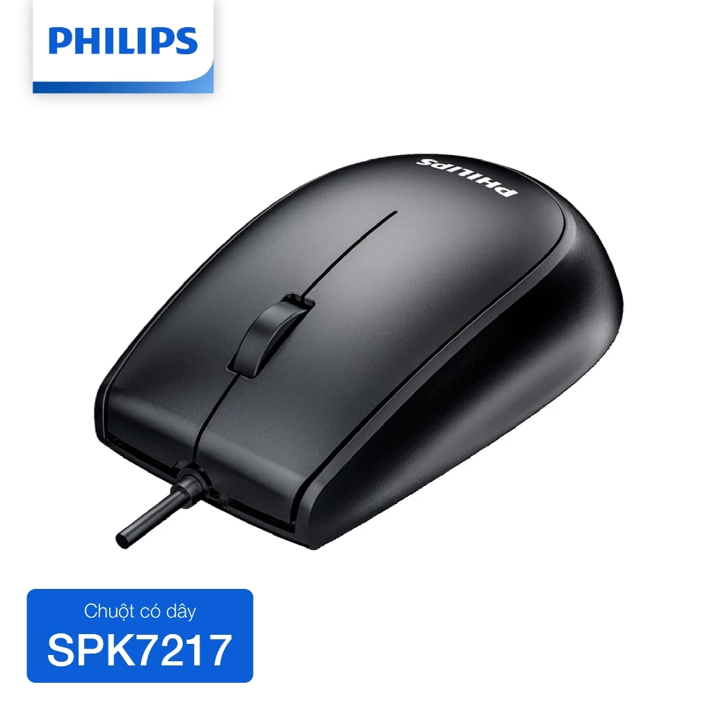 Chuột có dây Philips SPK7217 - Hàng Chính Hãng