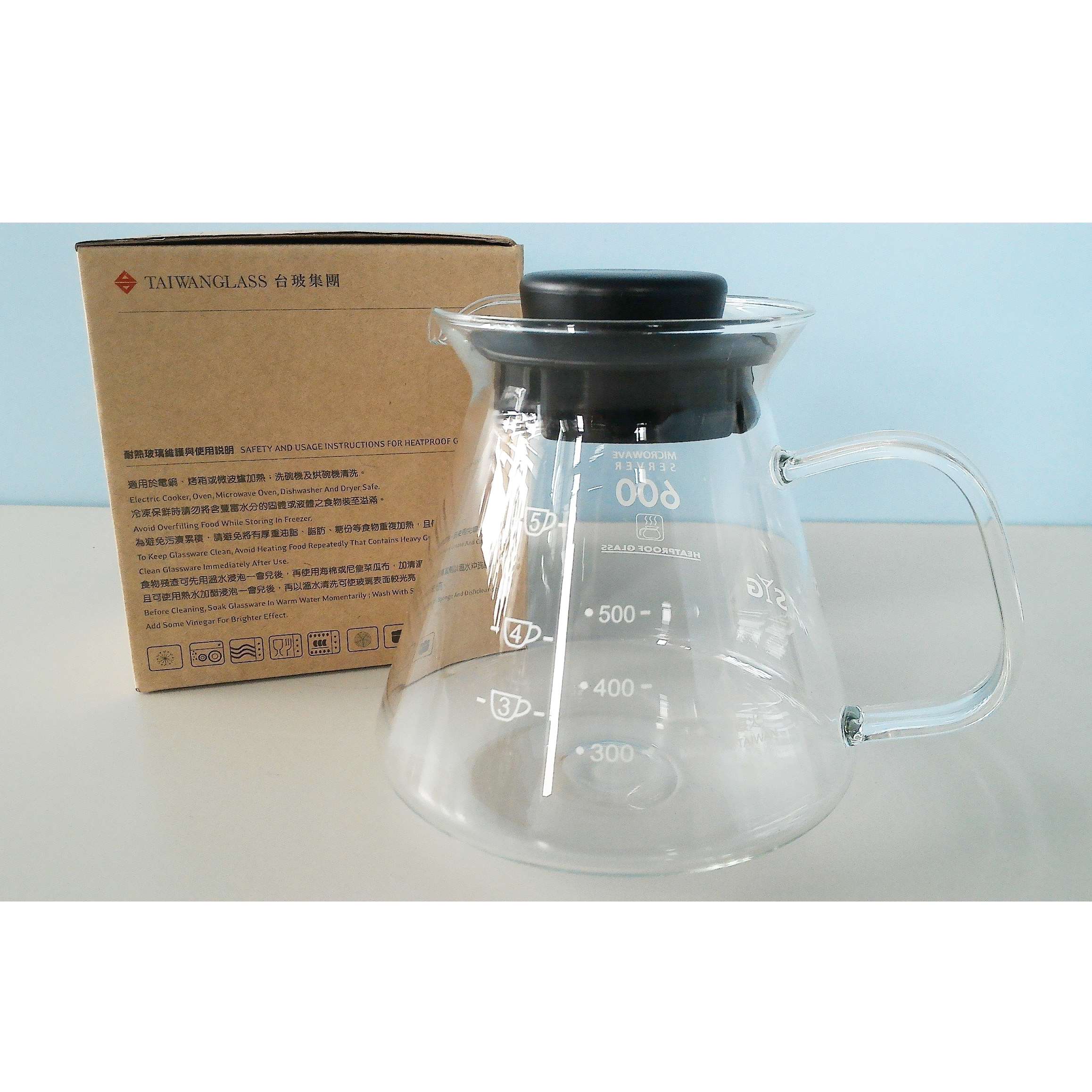 BÌNH ĐỰNG CÀ PHÊ HARIO V60 RANGE SERVER XVD-60B-600ML