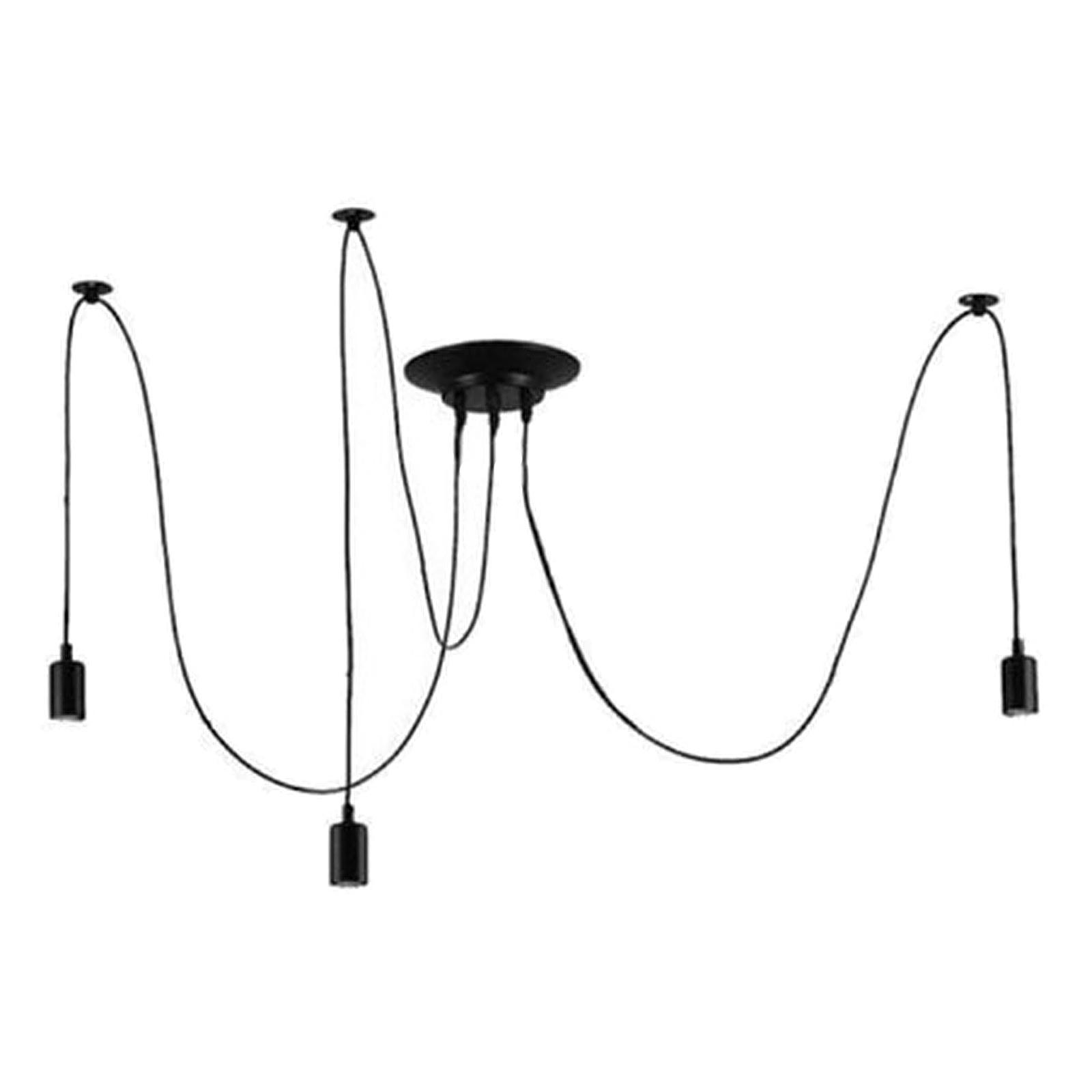 Multi Pendant Chandelier Adjustable DIY Ceiling Spider Pendant Light 1-Head