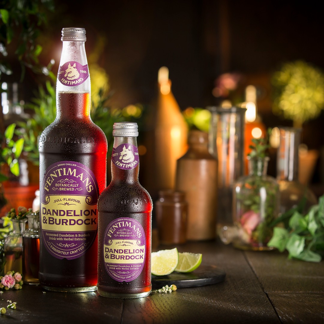 Fentimans Tonic Soda Chanh Vị Bồ Công Anh Và Ngưu Bàng Danderlion and Burdock Anh Quốc 275ml x Lốc 4 Chai