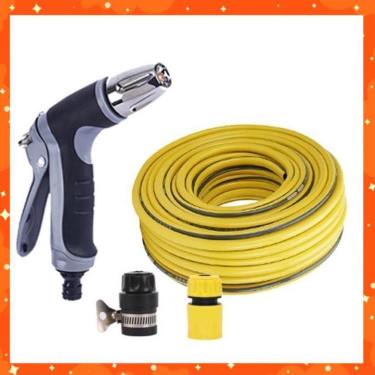 Bộ dây và vòi xịt tăng áp rửa xe tưới cây 3-5M 206817