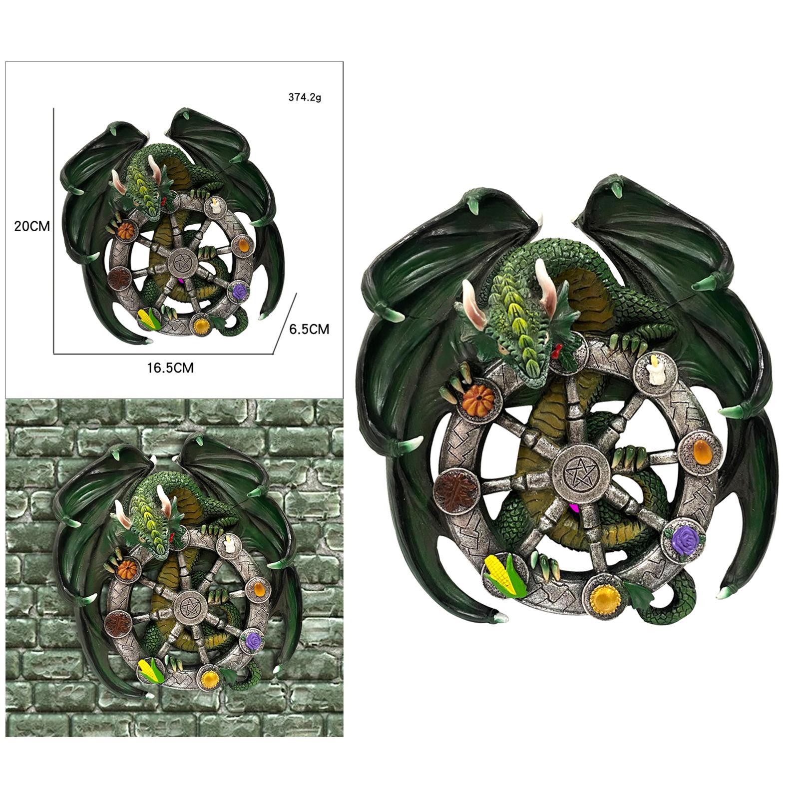 Dragon Sculpture Wall Hanging Decoration Statue Craft Wall