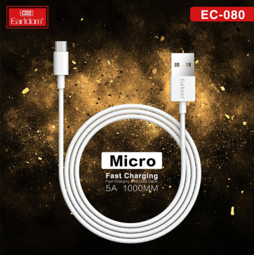 Dây sạc Micro Usb, công nghệ sạc nhanh 5A, đồng nguyên chất cho Samsung, Oppo - Hàng Chính Hãng