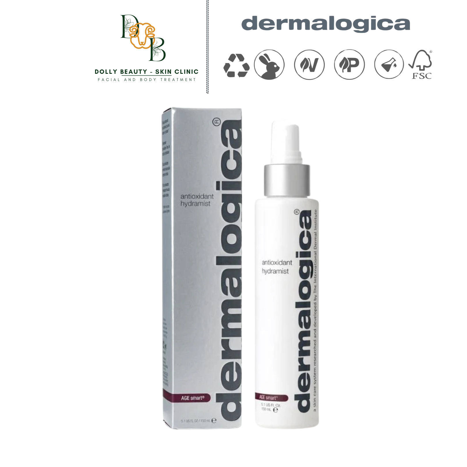 Dung dịch thêm ẩm ANTIOXIDANT HYDRAMIST của Dermalogica - Dolly Beauty