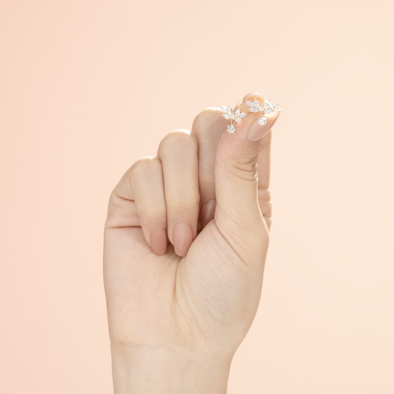 Bông Tai Nữ Vàng 14K BT420 Huy Thanh Jewelry