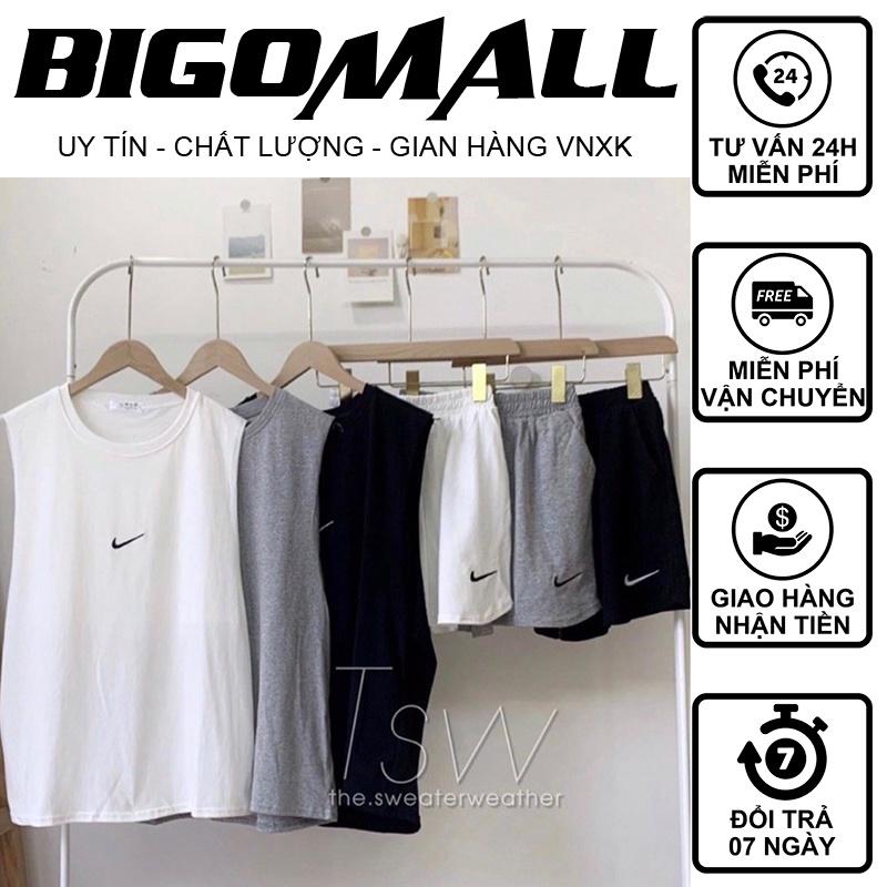 Sét bộ tanktop dấu tích cá tính BIGOMALL