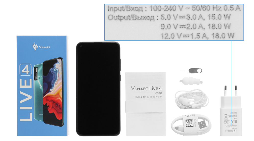 Điện Thoại Vsmart Live 4 (4GB/64GB) - ĐÃ KÍCH HOẠT ĐIỆN TỬ - Hàng Chính Hãng