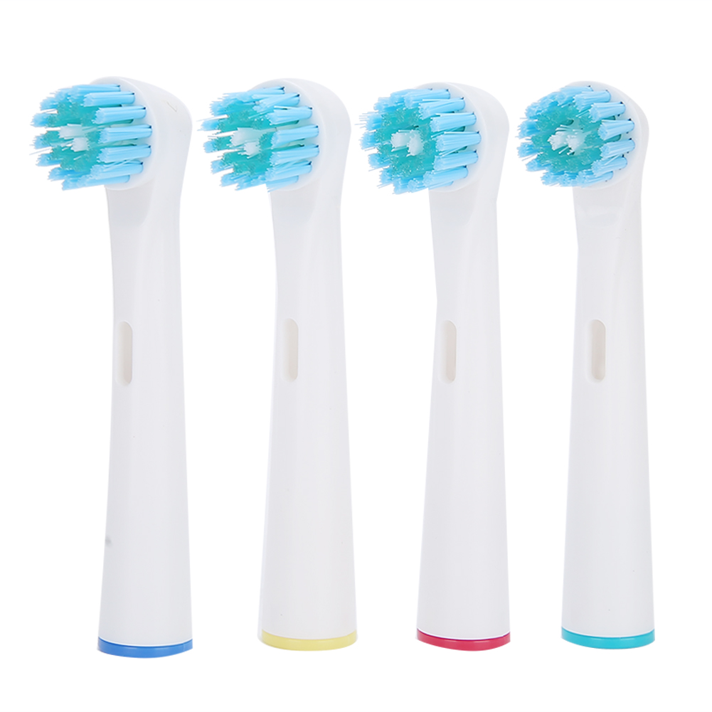 Cho máy Oral B Braun, bộ 4 Đầu Bàn Chải đánh răng điện thay thế MIHOCO EB28-P New Sensitive, làm sạch cao răng, cho nướu nhạy cảm