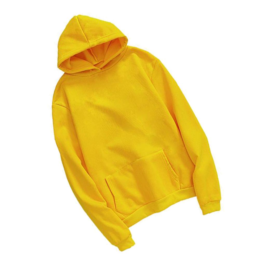 Men's Pullover Hoodie Fleece Hooded Sweatshirt Pullover Winter Warm Tops