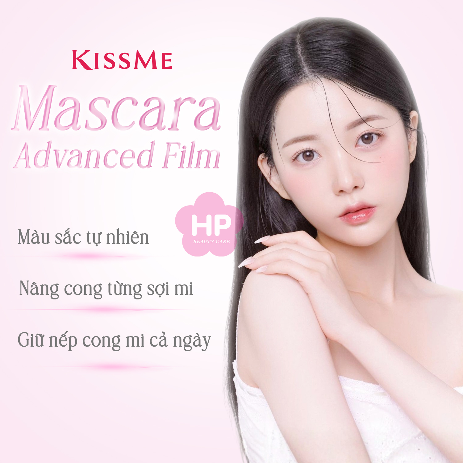 Mascara Dạng Màng Film Nâng Cao Kissme Heroine Make Siêu Chống Trôi Giúp Nâng Cong Và Vuốt Dài Mi - Màu Nâu #02 Kissme Heroine Make Long &amp; Curl Mascara Advanced Film 6G