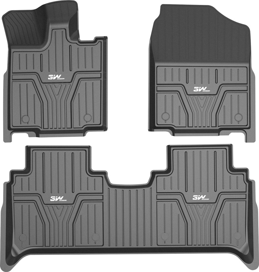 Thảm lót sàn xe ô tô dành cho HONDA BREEZE 2020- Nhãn hiệu Macsim 3W chất liệu nhựa TPE đúc khuôn cao cấp - màu đen