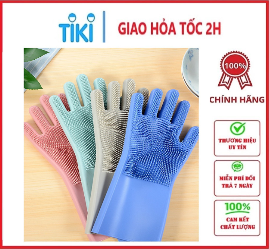 Găng Tay Rửa Chén Silicon