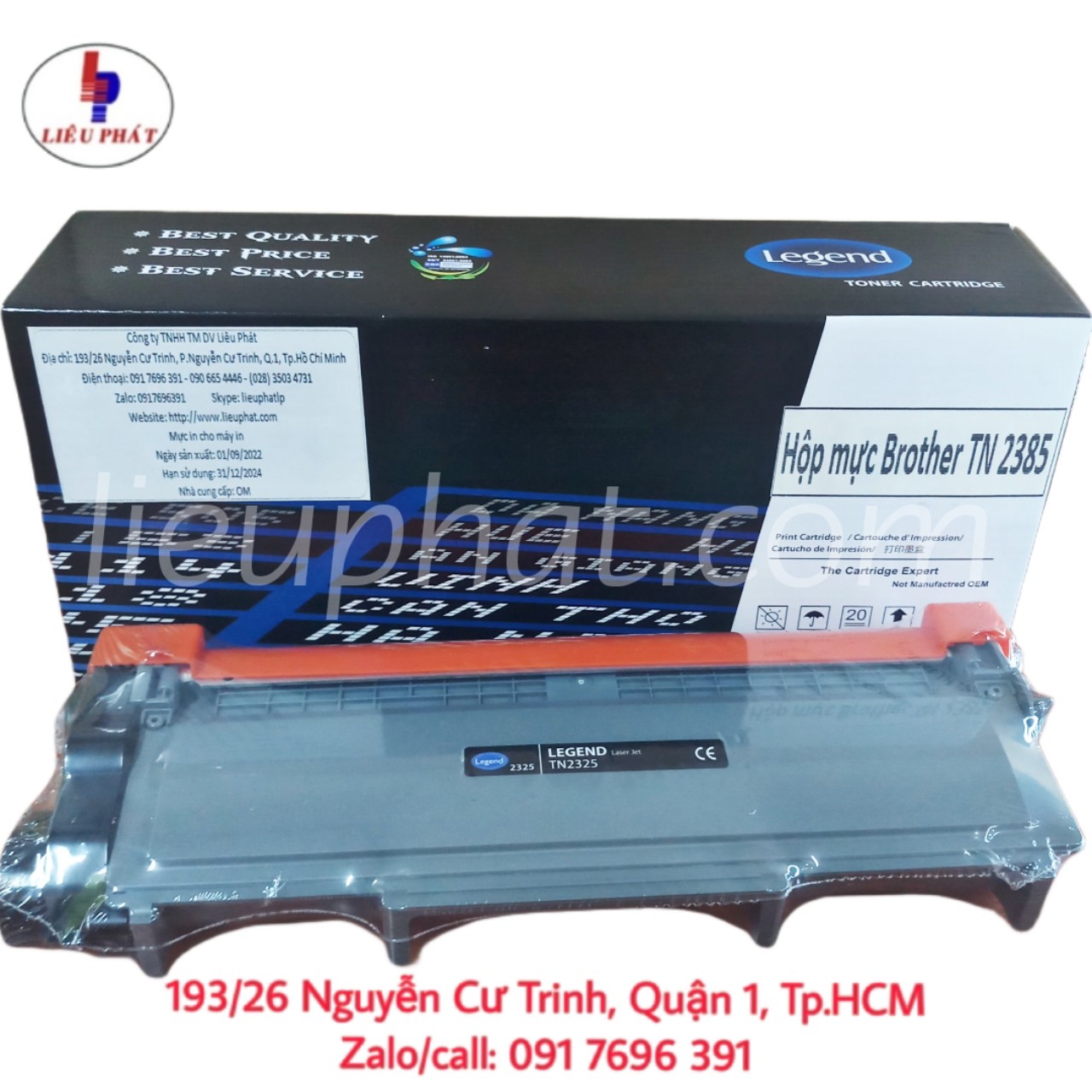 Hộp mực cho Brother TN 2385 nhập khẩu. Là Toner, Cartridge cho máy in Brother HL 2300, 2320, 2321, 2340, 2361, 2365, 2366, 2380, MFC 2700, 2702, 2703, 2720, 2740