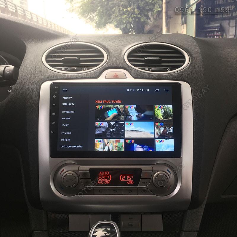 Màn Hình 9 inch Cho Xe FORD FOCUS 2005-2012, Đầu DVD Android Tiếng Việt Kèm Mặt Dưỡng Giắc Zin Xe FOCUS