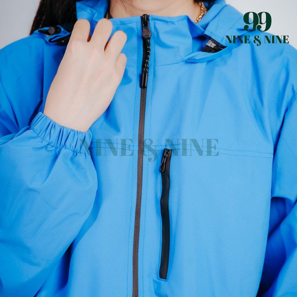 Áo Khoác Gió Nam, Nữ Cao Cấp Chống Nước, Gió , Bụi Áo Gió Unisex Nam Nữ Áo Đôi Chất Gió Tráng Bạc