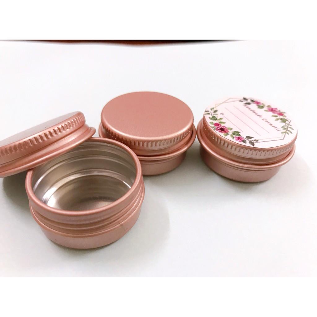 HŨ NHÔM HỒNG 10G CHIẾT MỸ PHẨM