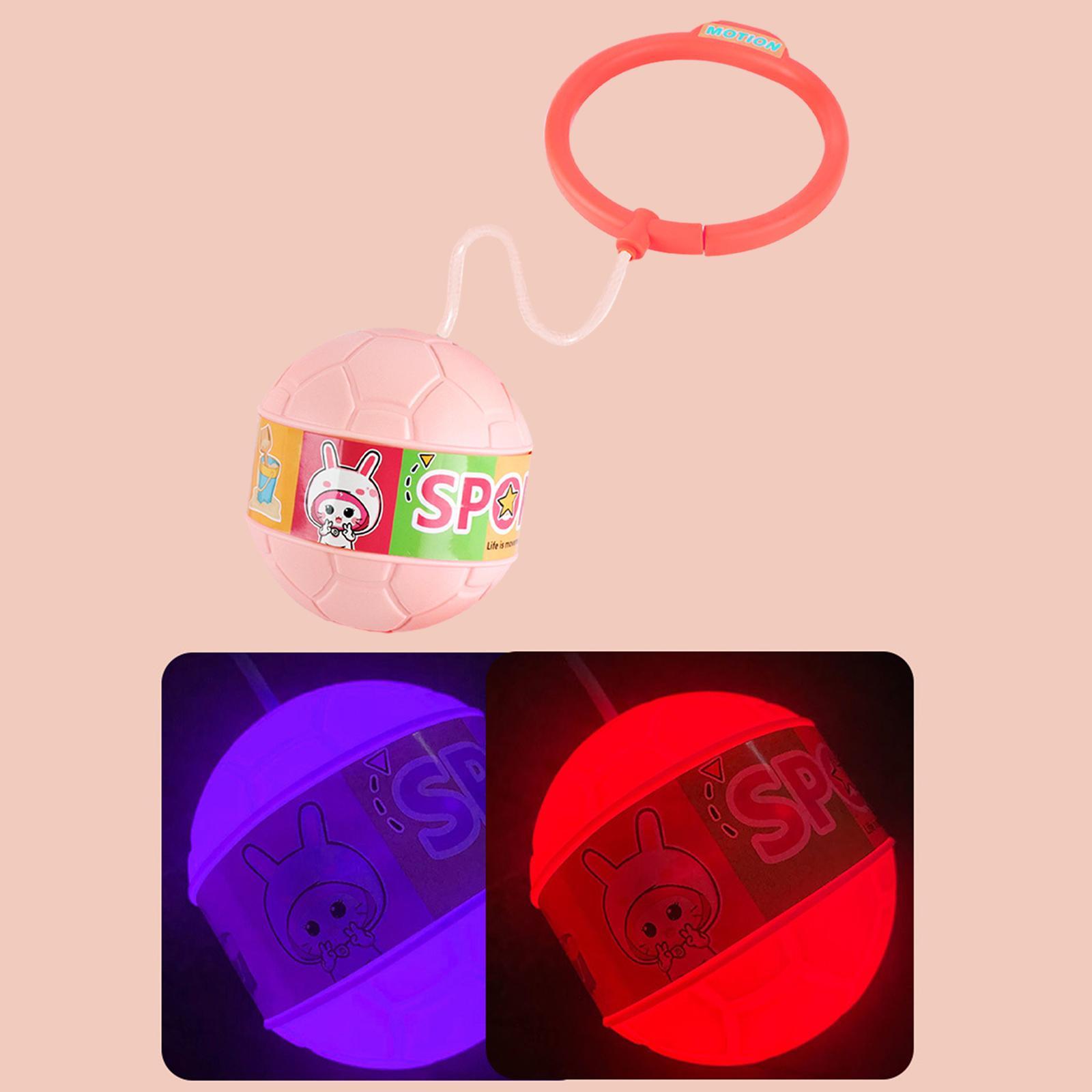 Ankle Skip Ball Exercise Skipping Toy flashlights Jumping Game Rope Ball Playground Equipment for Party Game Outdoor Activities