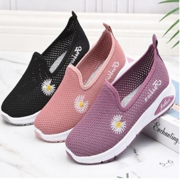 GIÀY LƯỜI NỮ,GIAỲ MỌI NỮ ĐẾ BỆT ,GIAỲ SLIP ON CAO CẤP THOÁNG KHÍ - GN379