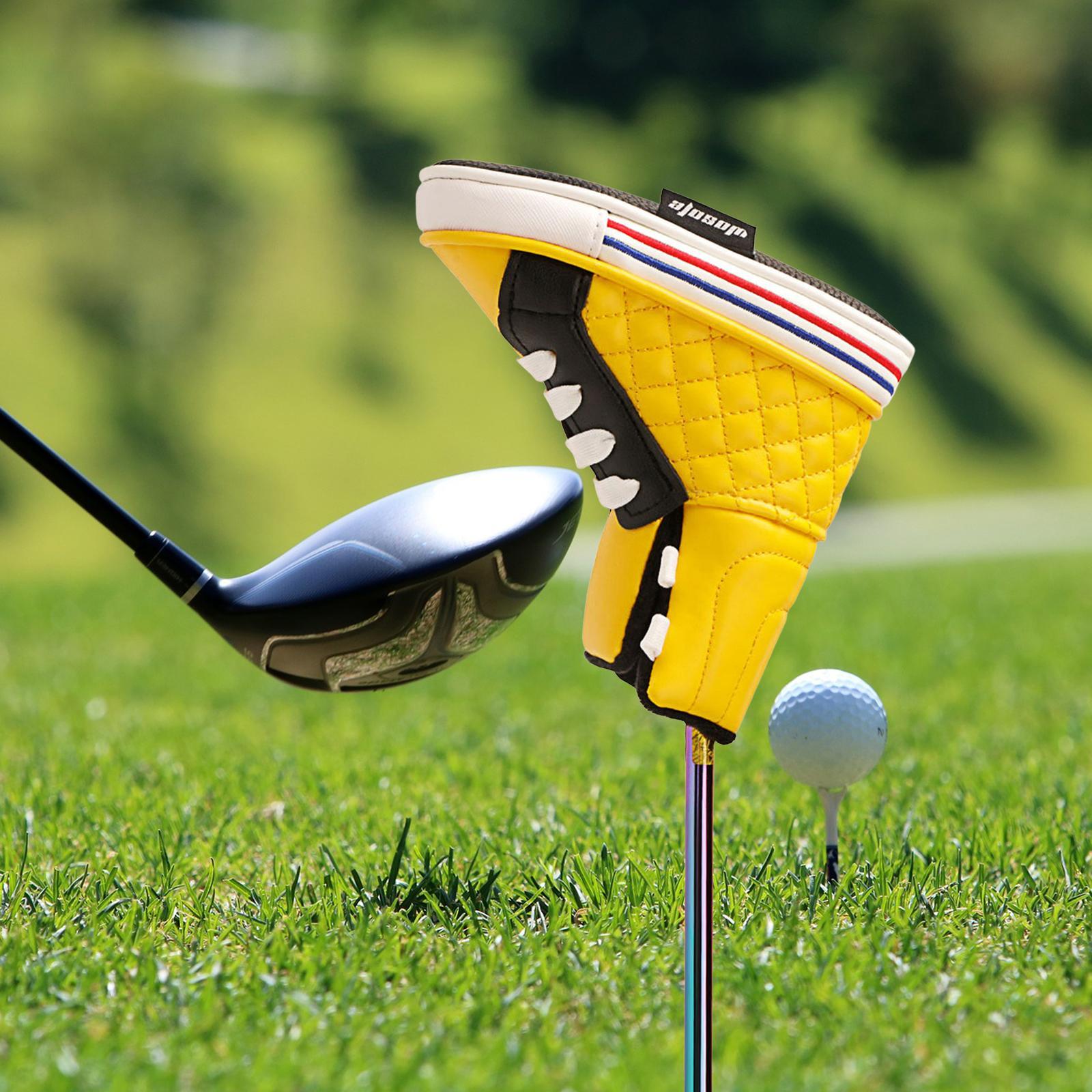 Golf Putter Headcover Golf Putter Head Covers Sneakers Shaped Fashion Women Men Golf Head Cover Protector Protective Sleeve Golf Accessories