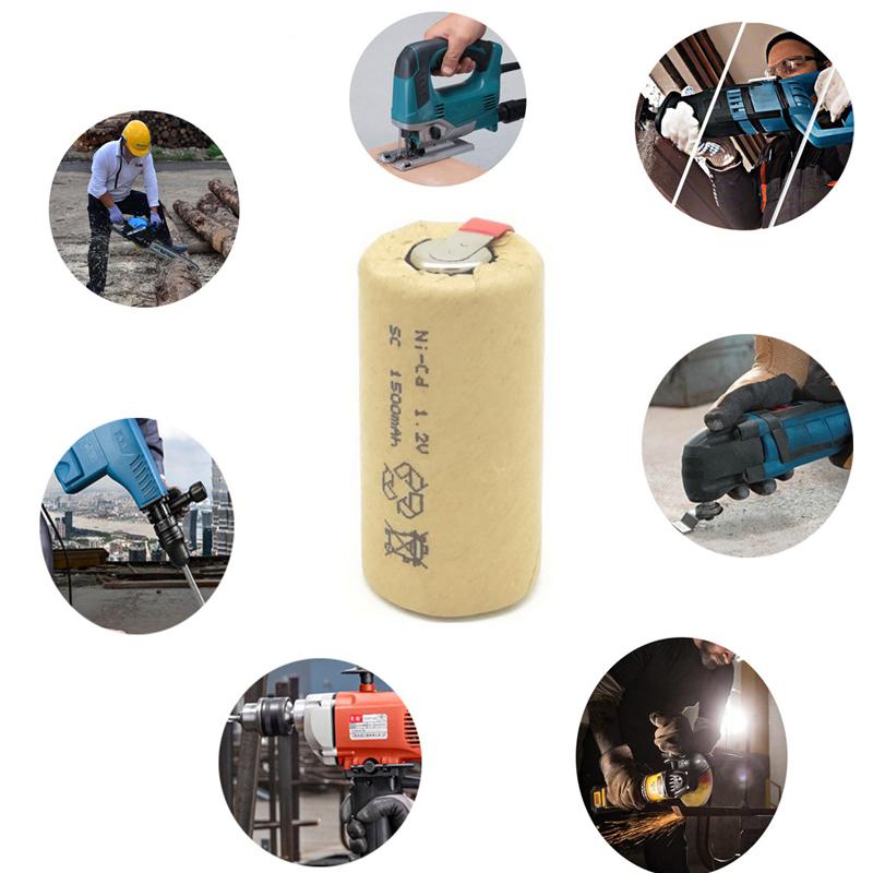 4 pin sạc Ni-CD 1.2V SC1500mAh Sub C công suất cao 10C cho dụng cụ điện không dây, tuốc nơ vít điện, nicd Màu sắc: 20 chiếc