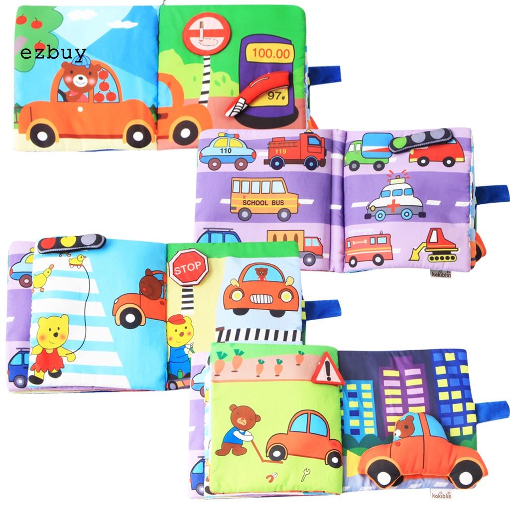 Perception Training Cloth Books Soft Baby Cloth Books Hand-eye Coordination for Children