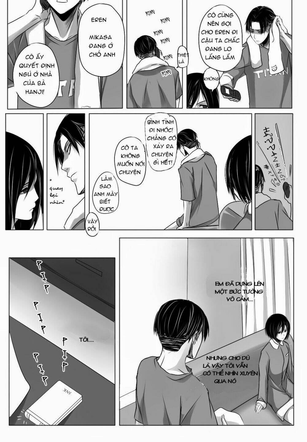 đại chiến titan - doujinshi về cuộc tình tay 4 chapter 4 7