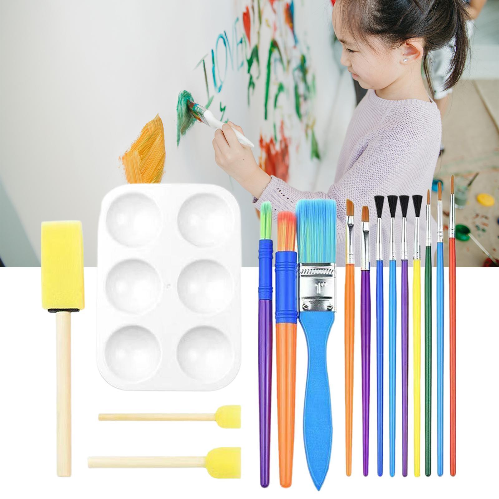 Paint Brushes with Supplies for Painting Canvas DIY Crafts