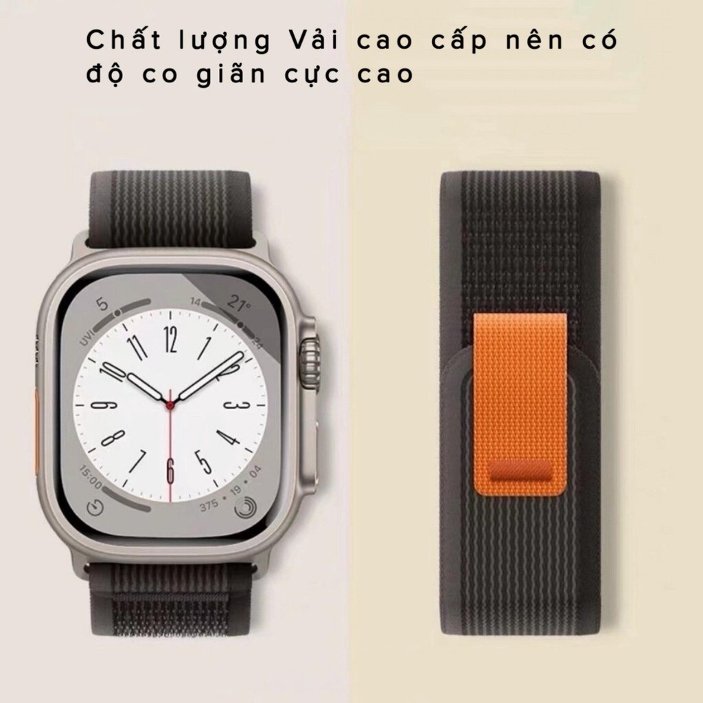 Dây Đeo Bằng Vải Thay Thế Dành Cho AppleWatch Ultra / AppleWatch Series - Trail Sport - Art House x Kai.N - Hàng chính hãng
