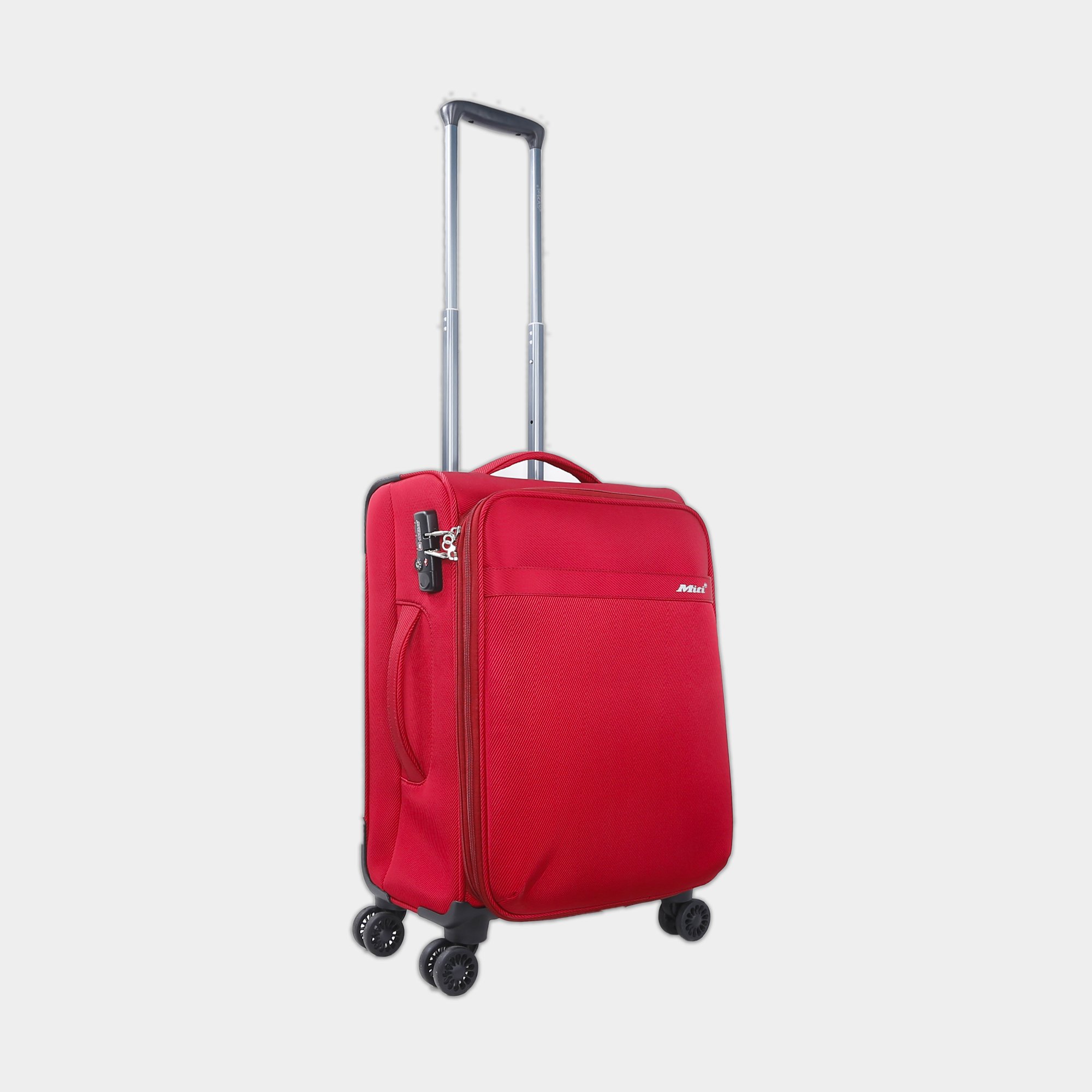 Vali Vải Cần Kéo Miti VL51916 (20 inch - 52 Cm) - RED