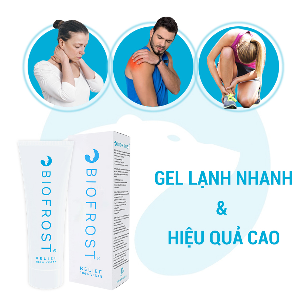 Gel bôi hỗ trợ giảm đau lạnh Biofrost Pain Relief GF002BF