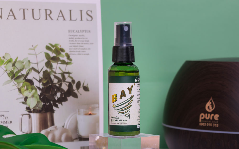 Tinh Dầu Khử Mùi Hôi BAY 50ML - KHỬ MÙI HIỆU QUẢ TỚI 99% -  Thơm mát, Dễ chịu chai - Tinh dầu thiên nhiên - An toàn cho sức khỏe gia đình