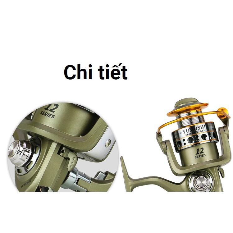 Máy Câu Cá Cối Kim Loại Yumoshi Cao Cấp - Sanami Fishing hàng cao cấp của Yumoshi, bền bỉ