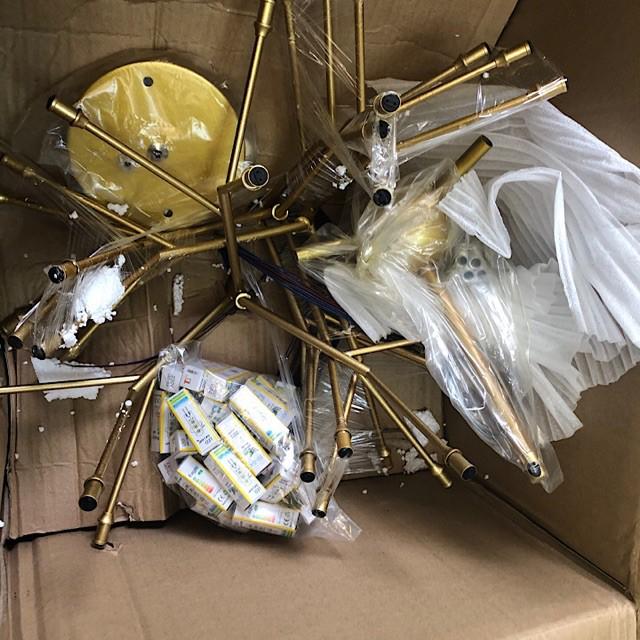 Đèn chùm, đèn thả khung, đèn trần thả, đèn thả bàn ăn hera - đã có bóng led g4