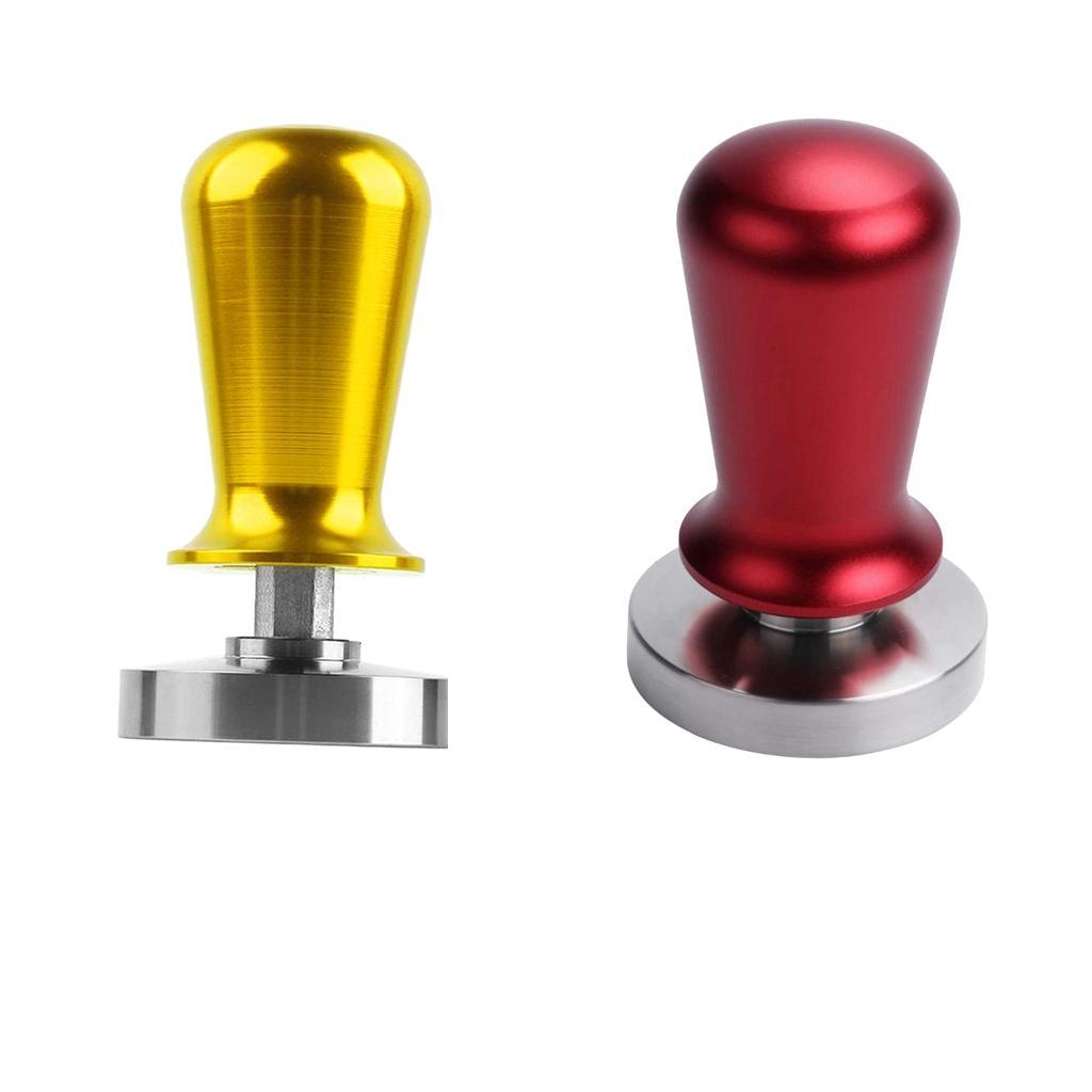 2x Barista Coffee Tamper Coffee Bean Hand Press Flat Base 57.5MM Coffee Machine Coffee Leveler Home