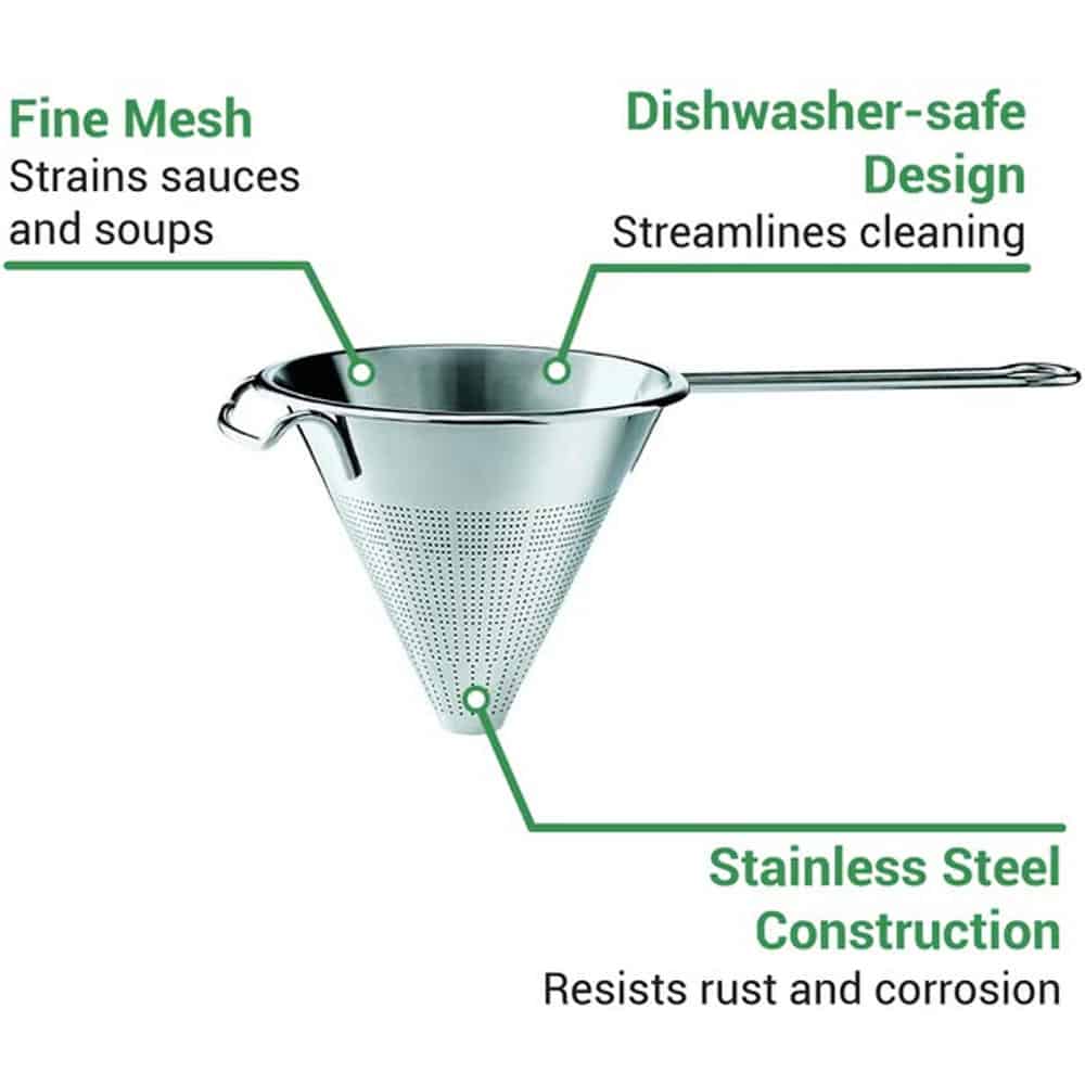 Rây Lọc Hình Nón Rösle 23218 18cm Hàng Chính hãng